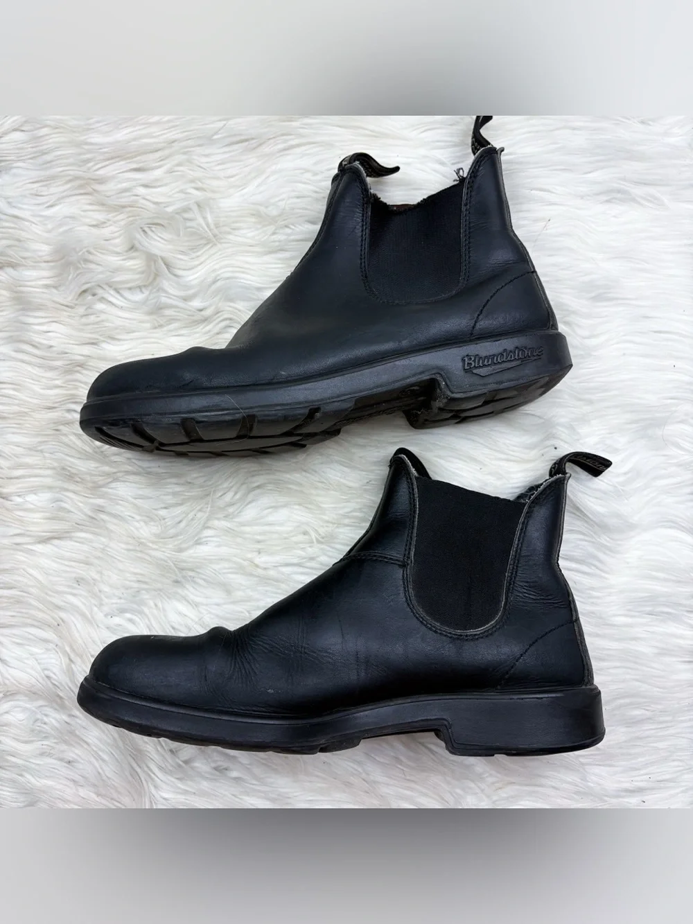 Blundstone 510 Originals Chelsea Boots Black Leather AU 8 Womens 11 Mens 9 As Is